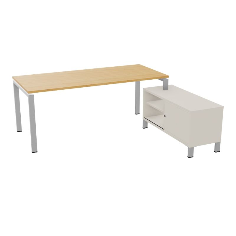 RIO BUREAU RECT. 198X168 PL 180X80 OBT + RET PORT A DROITE SIMPLE ACCES  R5 SA N5
