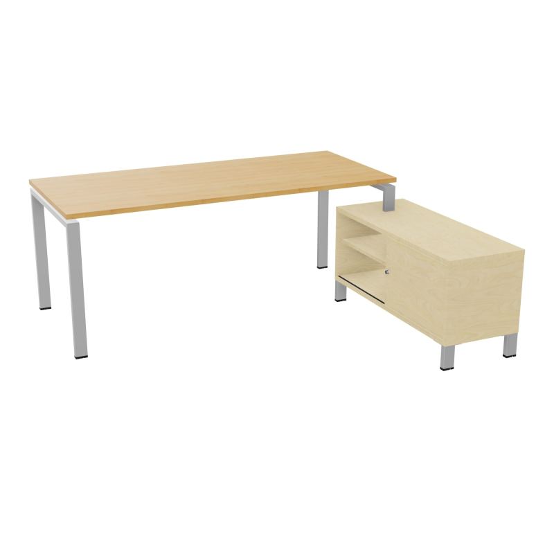 RIO BUREAU RECT. 198X168 PL 180X80 OBT + RET PORT A DROITE SIMPLE ACCES  R5 SA N8