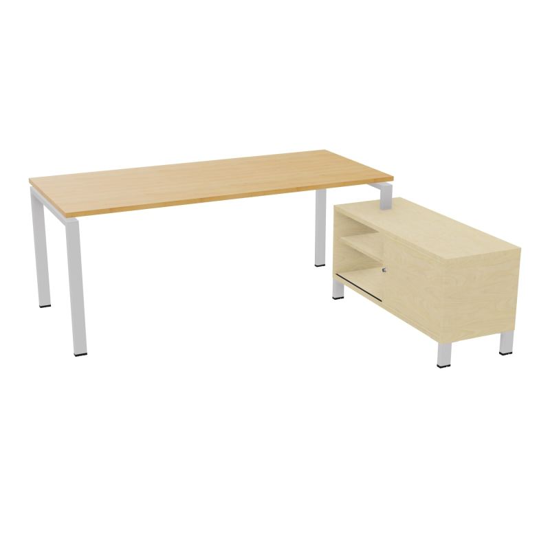 RIO BUREAU RECT. 198X168 PL 180X80 OBT + RET PORT A DROITE SIMPLE ACCES  R5 SD N8