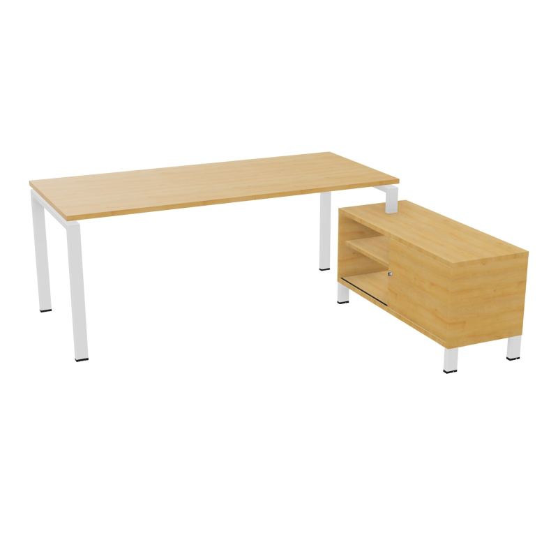 RIO BUREAU RECT. 198X168 PL 180X80 OBT + RET PORT A DROITE SIMPLE ACCES  R5 SO R5