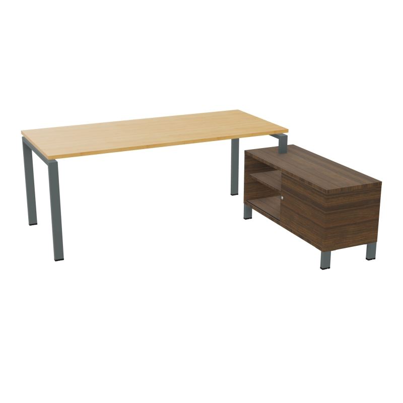 RIO BUREAU RECT. 198X168 PL 180X80 OBT + RET PORT A DROITE SIMPLE ACCES  R5 SU N6