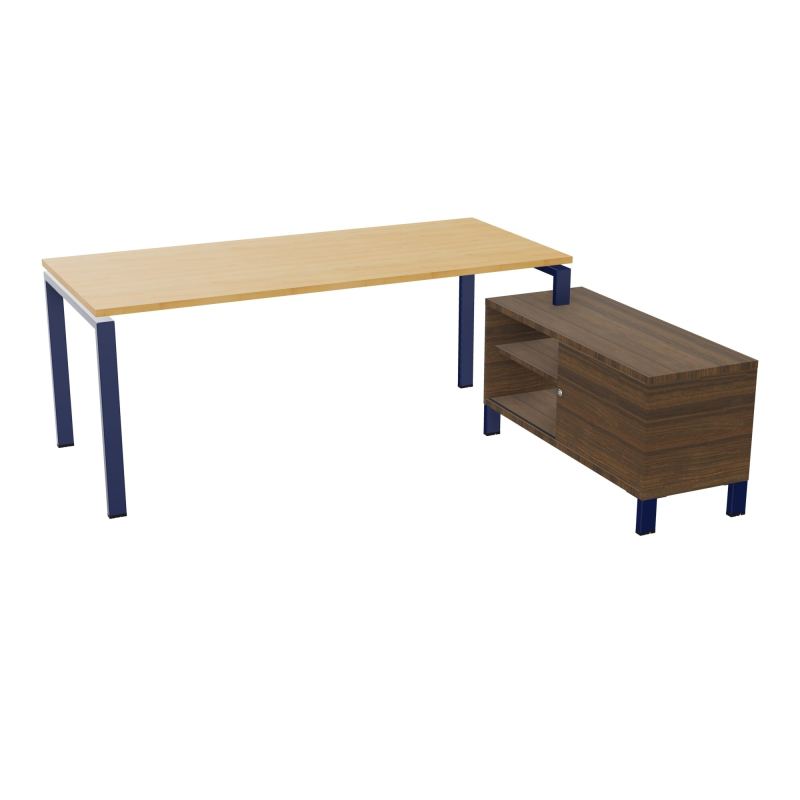 RIO BUREAU RECT. 198X168 PL 180X80 OBT + RET PORT A DROITE SIMPLE ACCES  R5 X4 N6