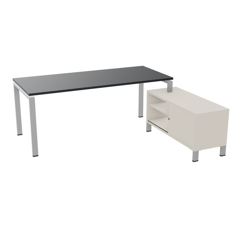 RIO BUREAU RECT. 198X168 PL 180X80 OBT + RET PORT A DROITE SIMPLE ACCES  R9 SA N5