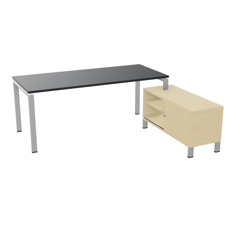 RIO BUREAU RECT. 198X168 PL 180X80 OBT + RET PORT A DROITE SIMPLE ACCES  R9 SA N8