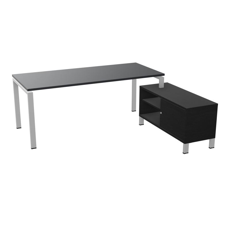 RIO BUREAU RECT. 198X168 PL 180X80 OBT + RET PORT A DROITE SIMPLE ACCES  R9 SA RK