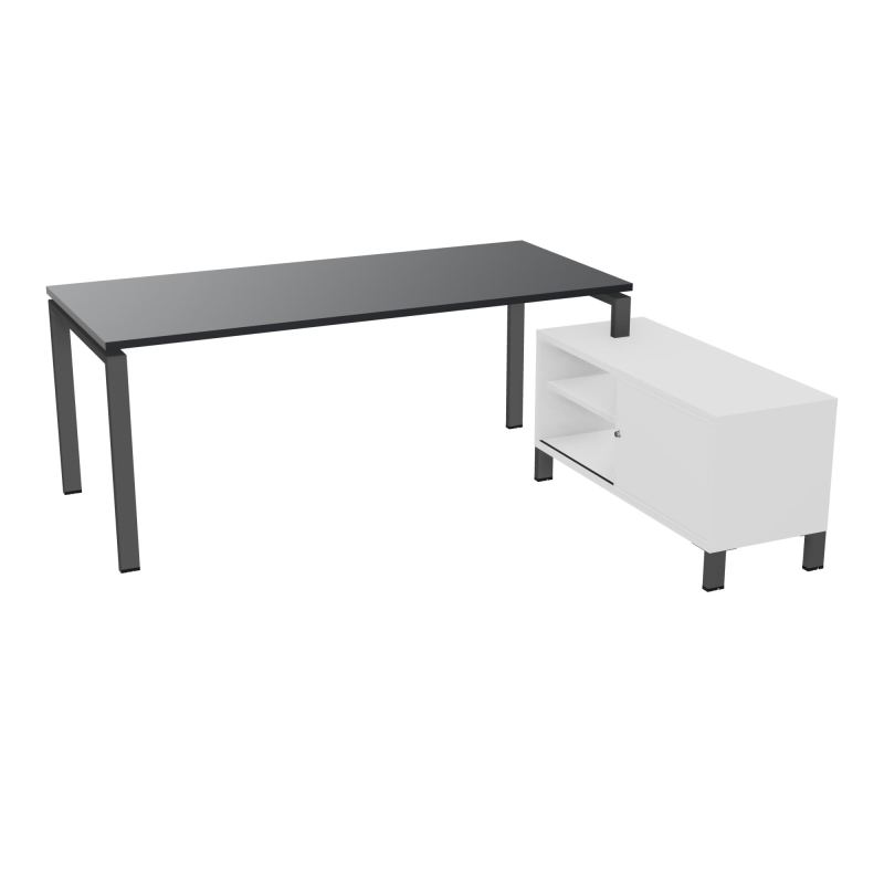 RIO BUREAU RECT. 198X168 PL 180X80 OBT + RET PORT A DROITE SIMPLE ACCES  R9 SC MG
