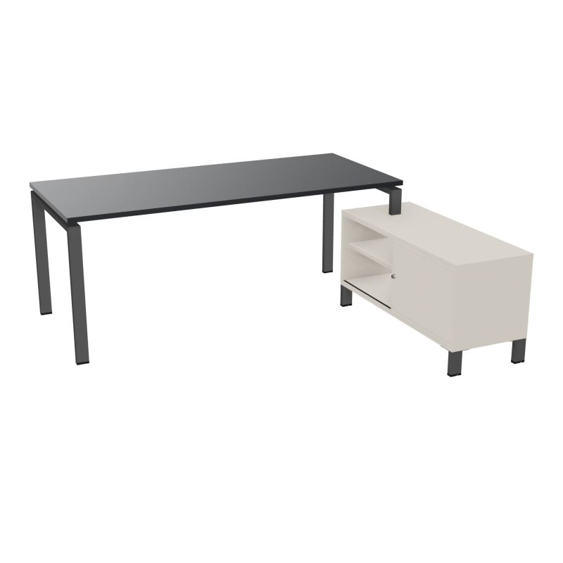 RIO BUREAU RECT. 198X168 PL 180X80 OBT + RET PORT A DROITE SIMPLE ACCES  R9 SC N5