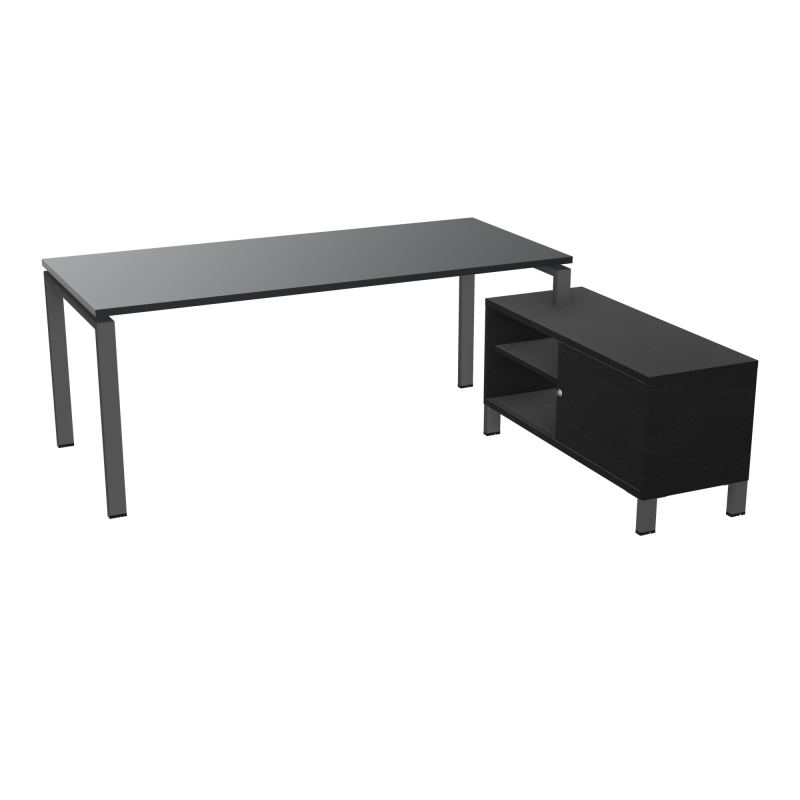 RIO BUREAU RECT. 198X168 PL 180X80 OBT + RET PORT A DROITE SIMPLE ACCES  R9 SC RK