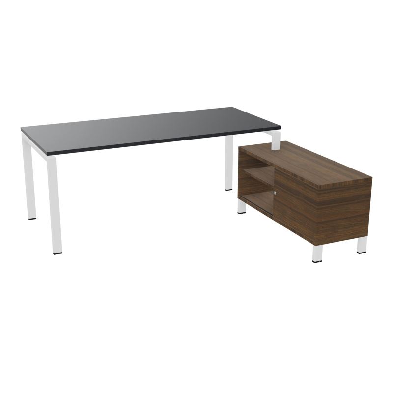 RIO BUREAU RECT. 198X168 PL 180X80 OBT + RET PORT A DROITE SIMPLE ACCES  R9 SO N6