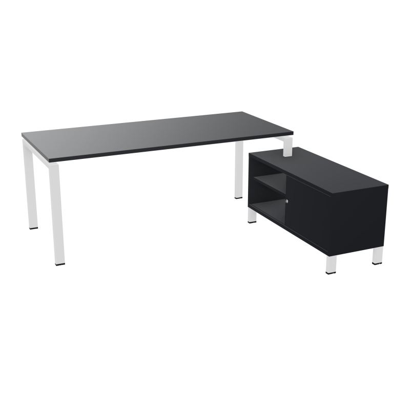 RIO BUREAU RECT. 198X168 PL 180X80 OBT + RET PORT A DROITE SIMPLE ACCES  R9 SO R9