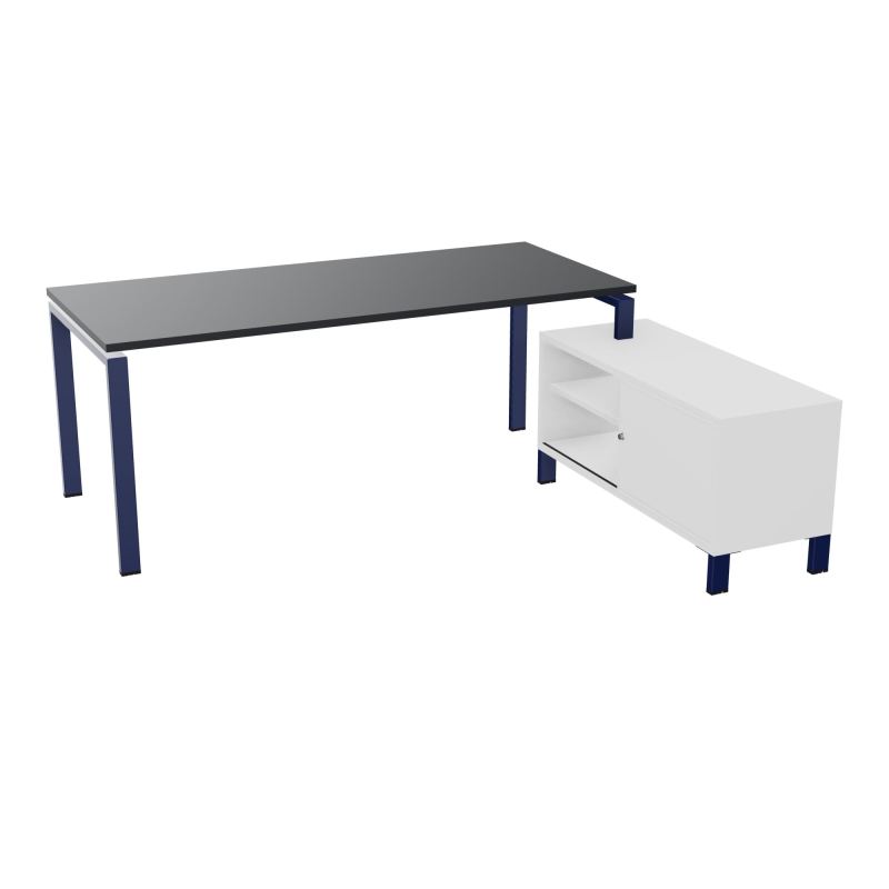 RIO BUREAU RECT. 198X168 PL 180X80 OBT + RET PORT A DROITE SIMPLE ACCES  R9 X4 MG