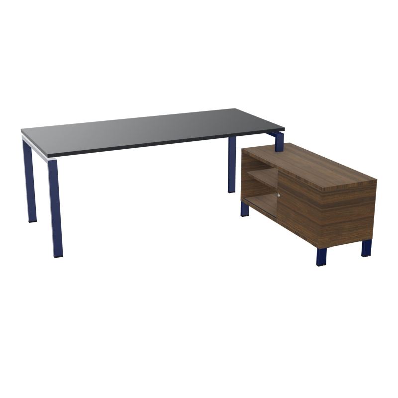 RIO BUREAU RECT. 198X168 PL 180X80 OBT + RET PORT A DROITE SIMPLE ACCES  R9 X4 N6