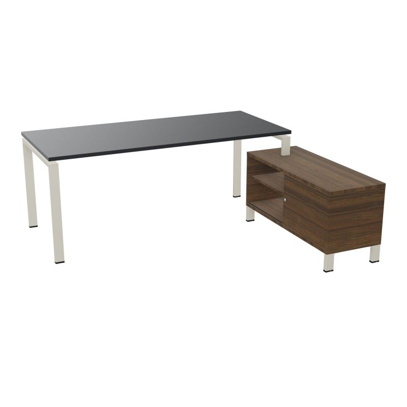 RIO BUREAU RECT. 198X168 PL 180X80 OBT + RET PORT A DROITE SIMPLE ACCES  R9 ZC N6