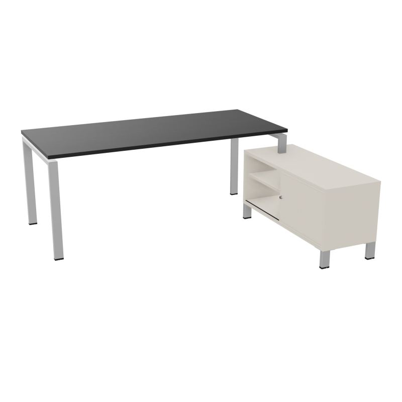 RIO BUREAU RECT. 198X168 PL 180X80 OBT + RET PORT A DROITE SIMPLE ACCES  RK SA N5