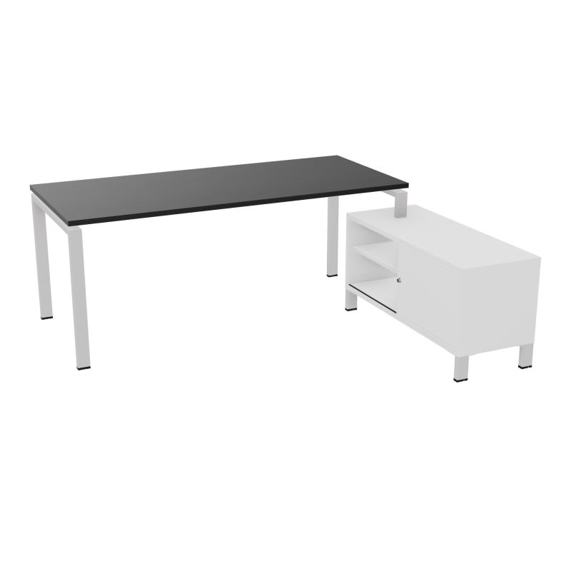 RIO BUREAU RECT. 198X168 PL 180X80 OBT + RET PORT A DROITE SIMPLE ACCES  RK SD MG