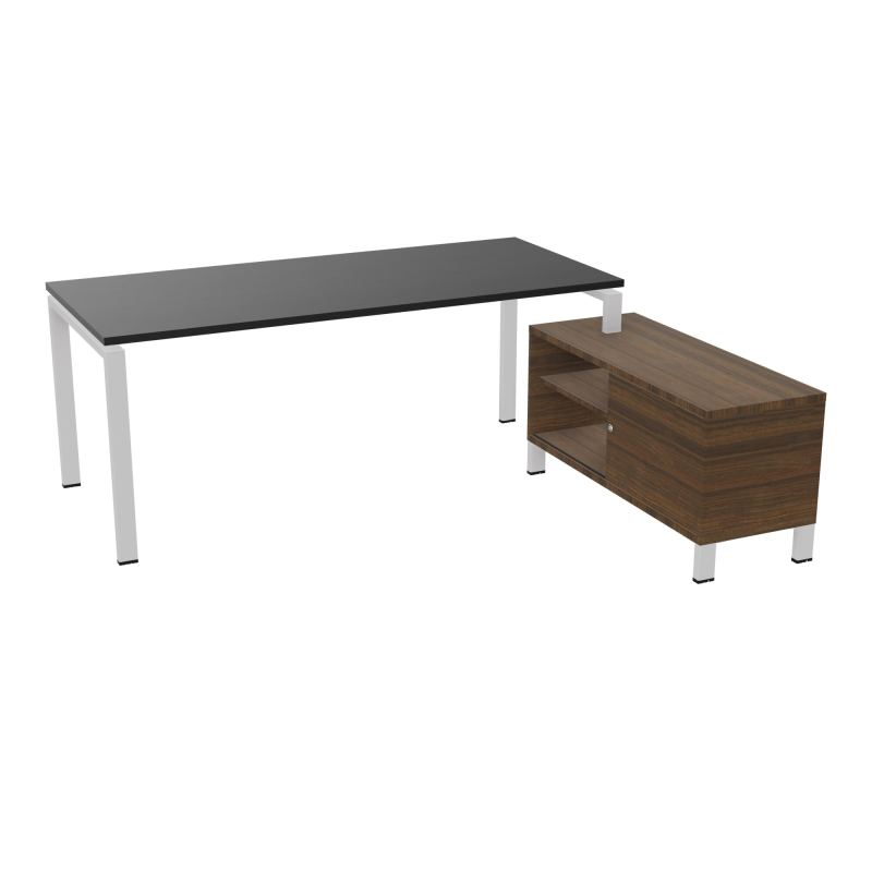 RIO BUREAU RECT. 198X168 PL 180X80 OBT + RET PORT A DROITE SIMPLE ACCES  RK SD N6