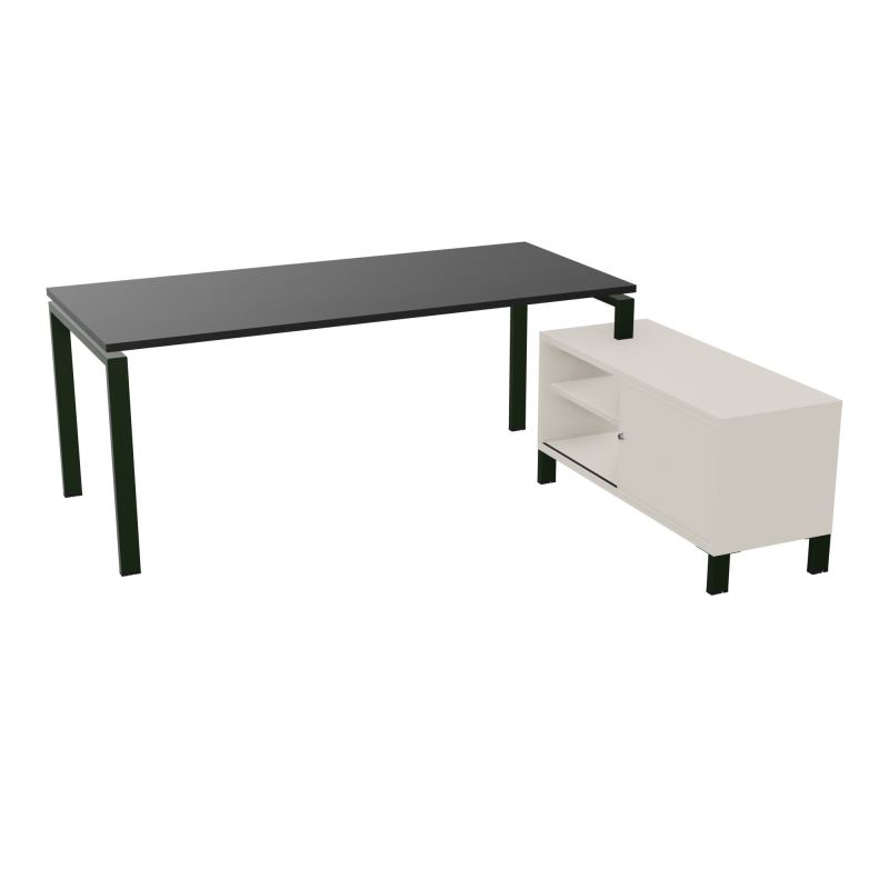 RIO BUREAU RECT. 198X168 PL 180X80 OBT + RET PORT A DROITE SIMPLE ACCES  RK ST N5