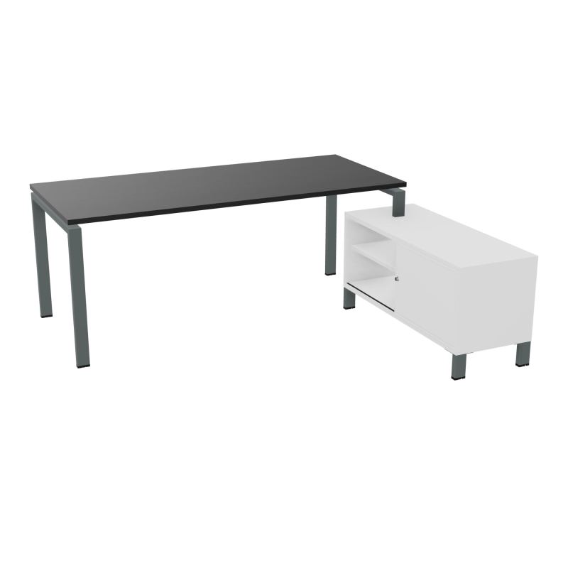 RIO BUREAU RECT. 198X168 PL 180X80 OBT + RET PORT A DROITE SIMPLE ACCES  RK SU MG