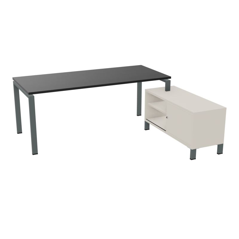 RIO BUREAU RECT. 198X168 PL 180X80 OBT + RET PORT A DROITE SIMPLE ACCES  RK SU N5