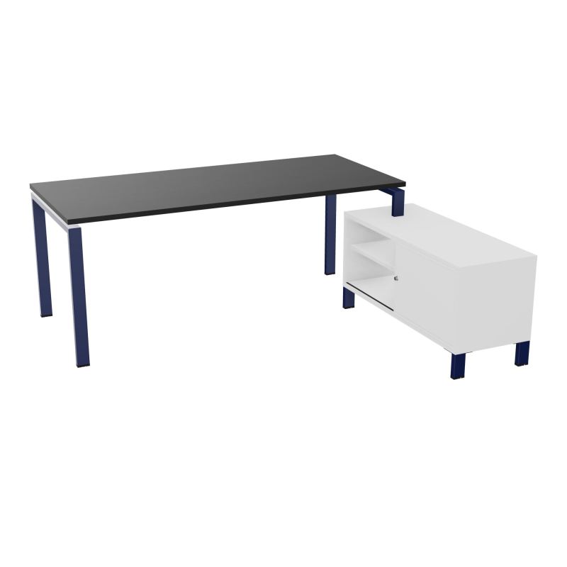 RIO BUREAU RECT. 198X168 PL 180X80 OBT + RET PORT A DROITE SIMPLE ACCES  RK X4 MG
