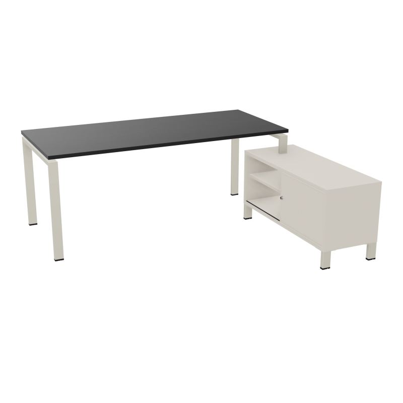 RIO BUREAU RECT. 198X168 PL 180X80 OBT + RET PORT A DROITE SIMPLE ACCES  RK ZC N5