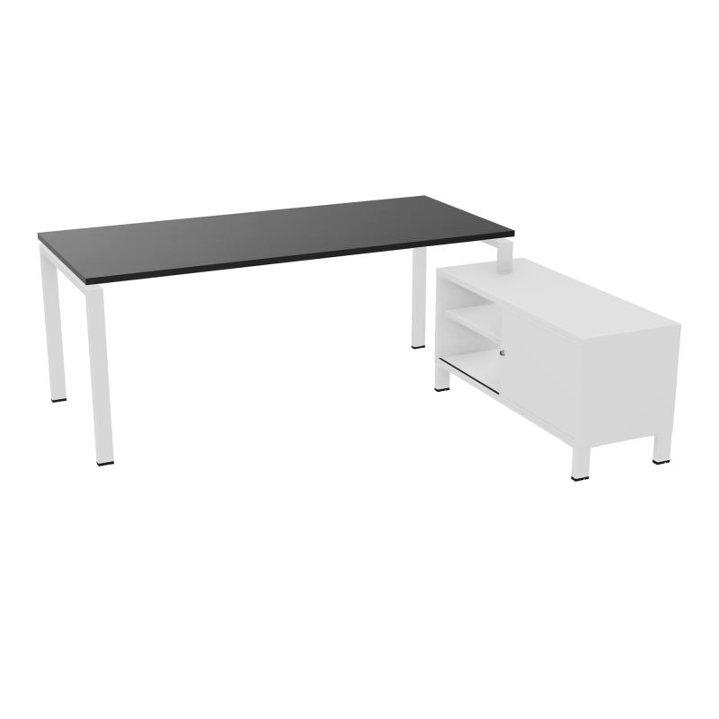 RIO BUREAU RECT. 198X168 PL 180X80 OBT + RET PORT A DROITE SIMPLE ACCES  RK ZO MG