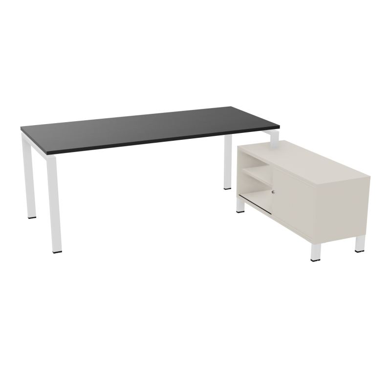 RIO BUREAU RECT. 198X168 PL 180X80 OBT + RET PORT A DROITE SIMPLE ACCES  RK ZO N5
