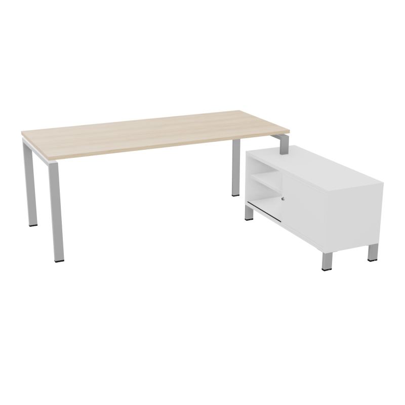 RIO BUREAU RECT. 198X168 PL 180X80 OBT + RET PORT A DROITE SIMPLE ACCES  RZ SA MG