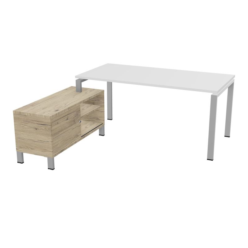 RIO BUREAU RECT. 178X168 PL 160X80 OBT + RET PORT A GAUCHE SIMPLE ACCES  MG SA R3