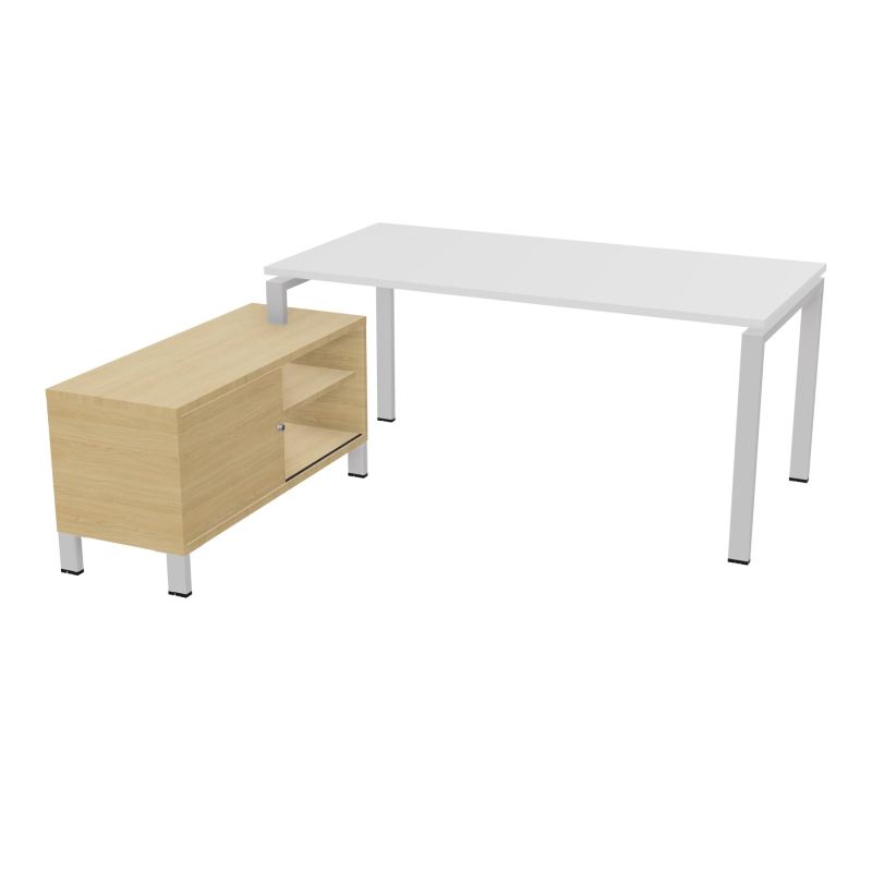 RIO BUREAU RECT. 178X168 PL 160X80 OBT + RET PORT A GAUCHE SIMPLE ACCES  MG SD R1