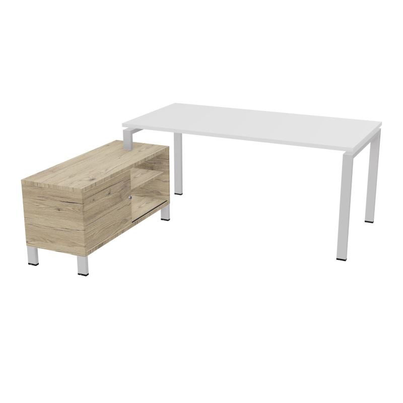 RIO BUREAU RECT. 178X168 PL 160X80 OBT + RET PORT A GAUCHE SIMPLE ACCES  MG SD R3