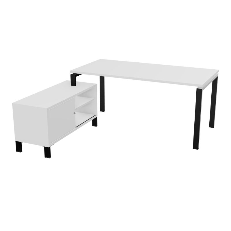 RIO BUREAU RECT. 178X168 PL 160X80 OBT + RET PORT A GAUCHE SIMPLE ACCES  MG SG MG