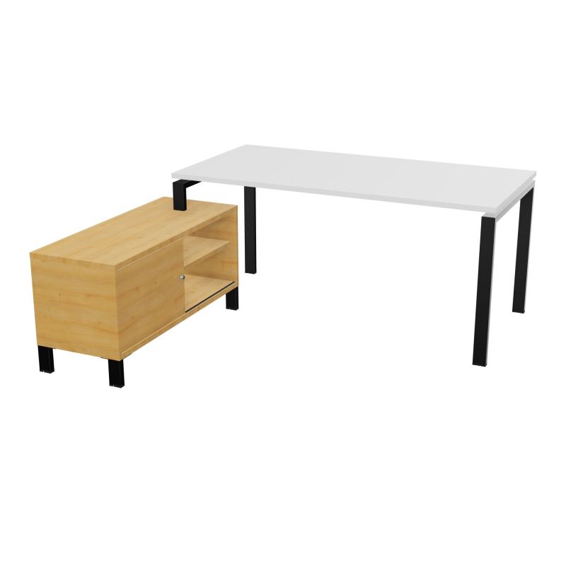 RIO BUREAU RECT. 178X168 PL 160X80 OBT + RET PORT A GAUCHE SIMPLE ACCES  MG SG R5
