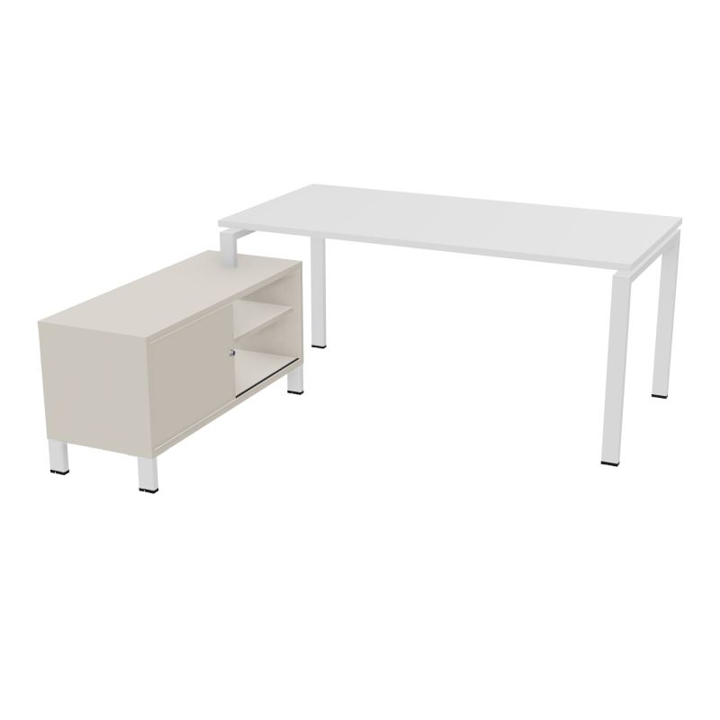 RIO BUREAU RECT. 178X168 PL 160X80 OBT + RET PORT A GAUCHE SIMPLE ACCES  MG SO N5