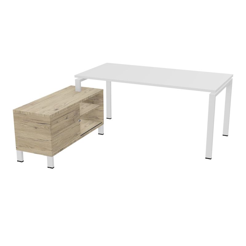RIO BUREAU RECT. 178X168 PL 160X80 OBT + RET PORT A GAUCHE SIMPLE ACCES  MG SO R3
