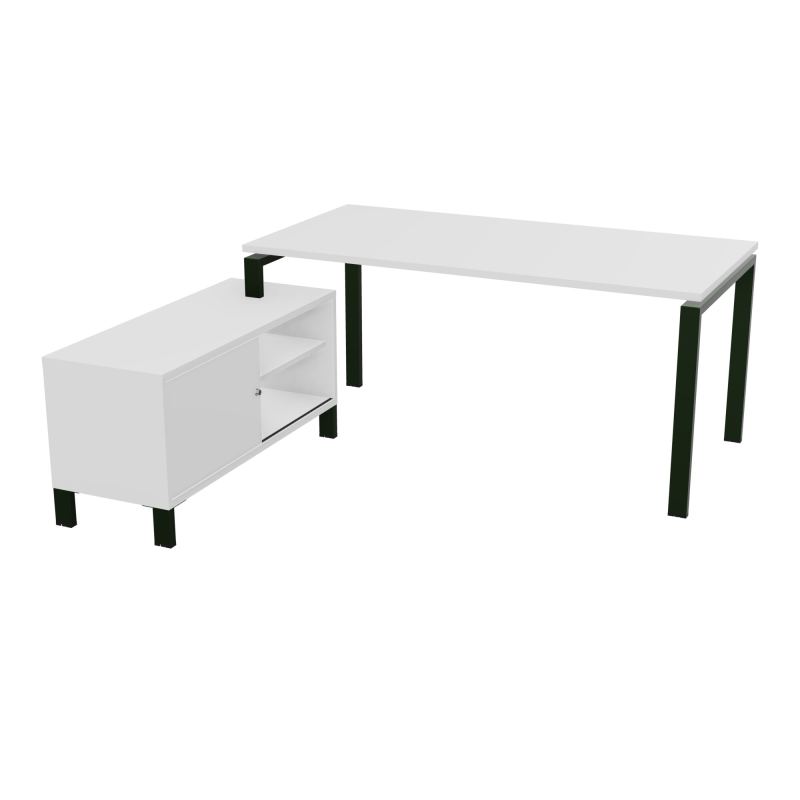 RIO BUREAU RECT. 178X168 PL 160X80 OBT + RET PORT A GAUCHE SIMPLE ACCES  MG ST MG