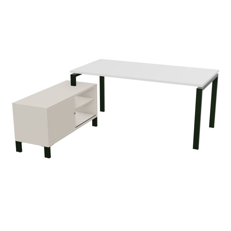 RIO BUREAU RECT. 178X168 PL 160X80 OBT + RET PORT A GAUCHE SIMPLE ACCES  MG ST N5