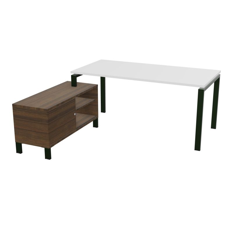 RIO BUREAU RECT. 178X168 PL 160X80 OBT + RET PORT A GAUCHE SIMPLE ACCES  MG ST N6