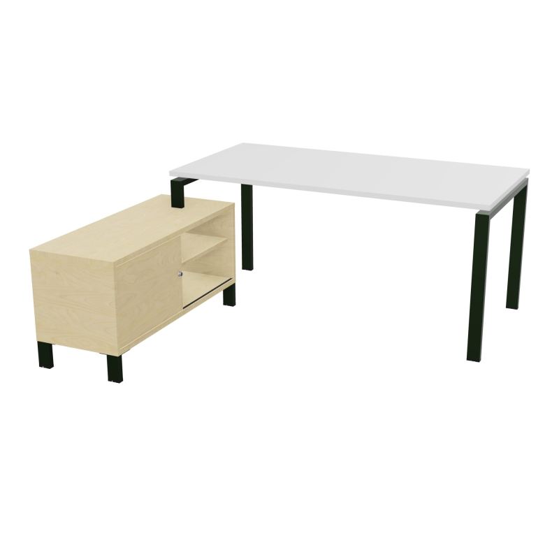 RIO BUREAU RECT. 178X168 PL 160X80 OBT + RET PORT A GAUCHE SIMPLE ACCES  MG ST N8