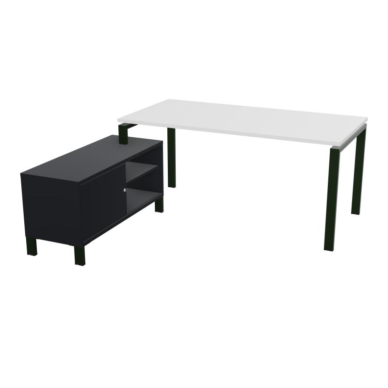 RIO BUREAU RECT. 178X168 PL 160X80 OBT + RET PORT A GAUCHE SIMPLE ACCES  MG ST R9