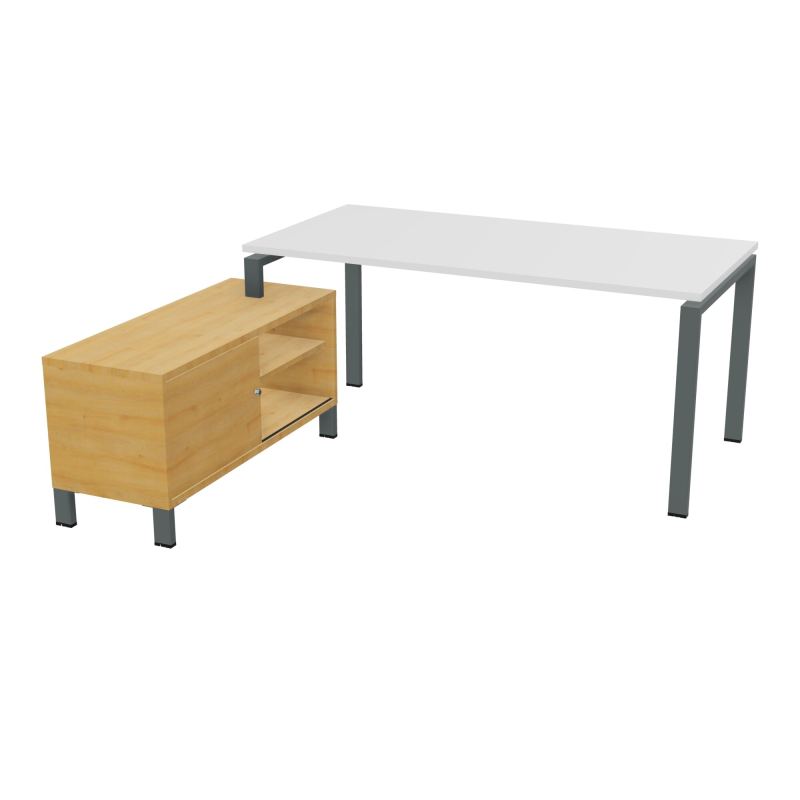 RIO BUREAU RECT. 178X168 PL 160X80 OBT + RET PORT A GAUCHE SIMPLE ACCES  MG SU R5