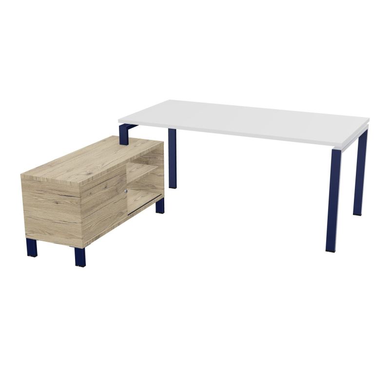 RIO BUREAU RECT. 178X168 PL 160X80 OBT + RET PORT A GAUCHE SIMPLE ACCES  MG X4 R3