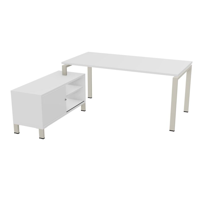 RIO BUREAU RECT. 178X168 PL 160X80 OBT + RET PORT A GAUCHE SIMPLE ACCES  MG ZC MG