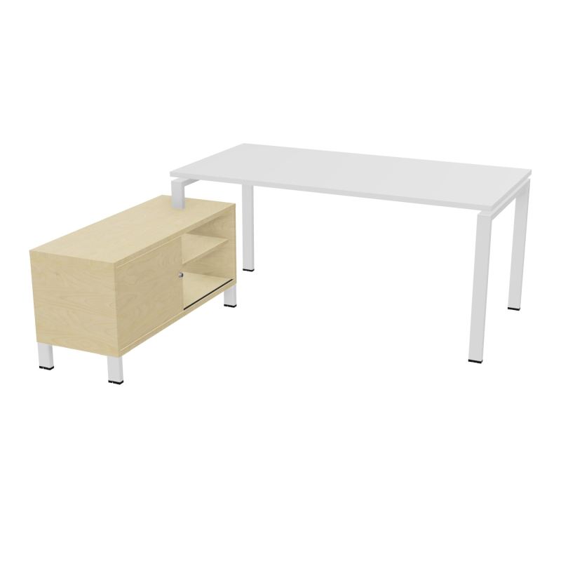 RIO BUREAU RECT. 178X168 PL 160X80 OBT + RET PORT A GAUCHE SIMPLE ACCES  MG ZO N8