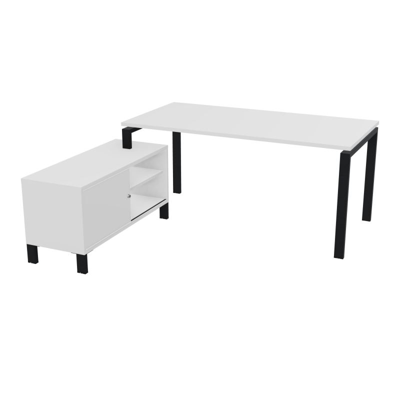 RIO BUREAU RECT. 178X168 PL 160X80 OBT + RET PORT A GAUCHE SIMPLE ACCES  MG ZP MG