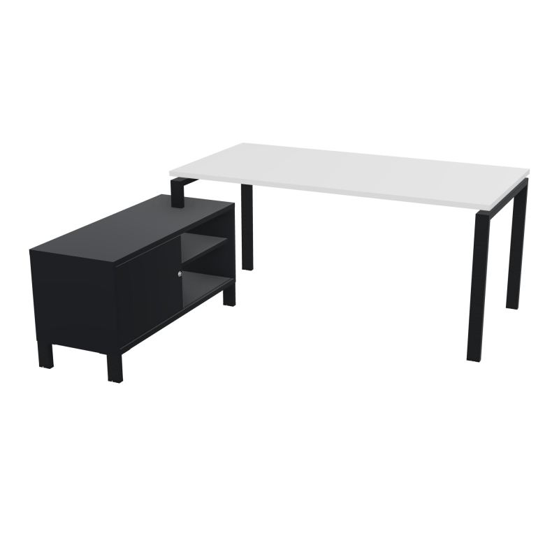 RIO BUREAU RECT. 178X168 PL 160X80 OBT + RET PORT A GAUCHE SIMPLE ACCES  MG ZP R9
