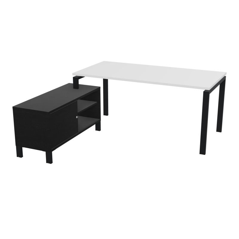 RIO BUREAU RECT. 178X168 PL 160X80 OBT + RET PORT A GAUCHE SIMPLE ACCES  MG ZP RK