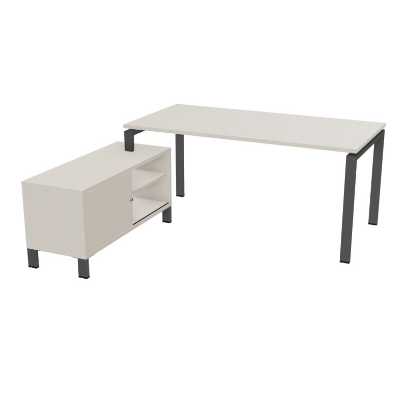 RIO BUREAU RECT. 178X168 PL 160X80 OBT + RET PORT A GAUCHE SIMPLE ACCES  N5 SC N5