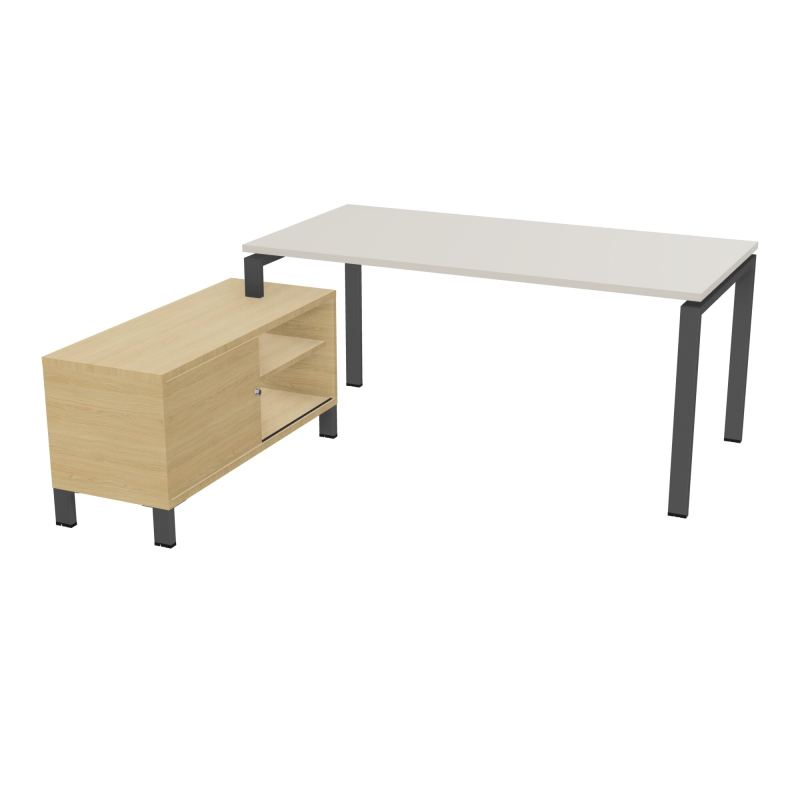 RIO BUREAU RECT. 178X168 PL 160X80 OBT + RET PORT A GAUCHE SIMPLE ACCES  N5 SC R1