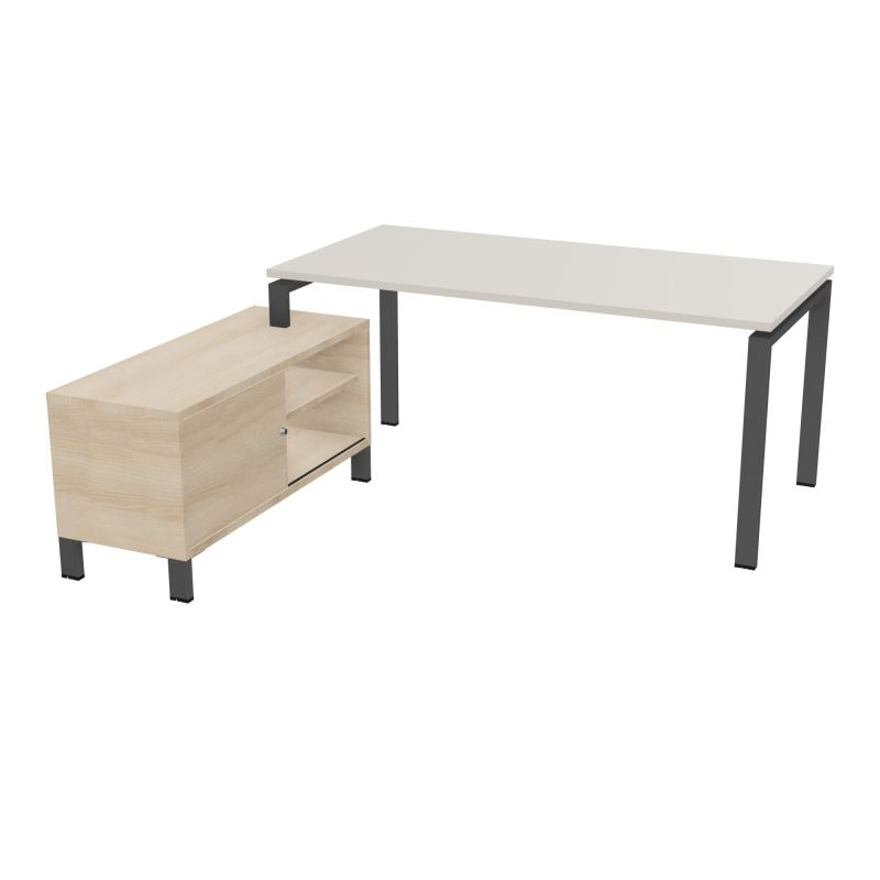 RIO BUREAU RECT. 178X168 PL 160X80 OBT + RET PORT A GAUCHE SIMPLE ACCES  N5 SC RZ